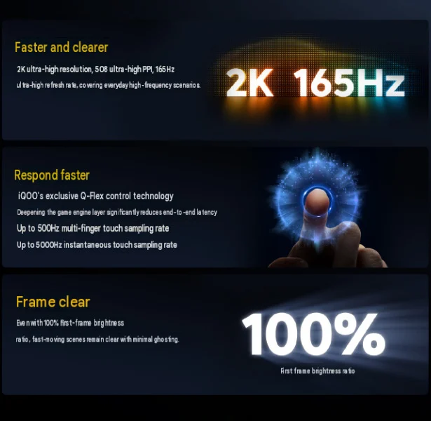 iQOO 16 debuts as the first phone with a 2K 165Hz display