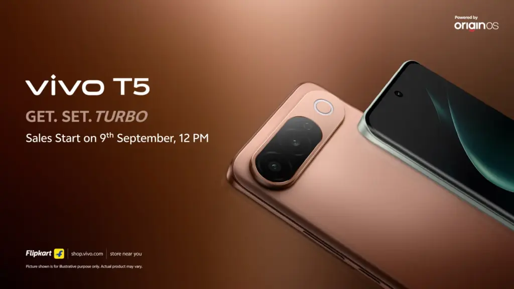 vivo T5 launches with 144Hz AMOLED, Dimensity 7500 Turbo, and 7,050mAh battery
