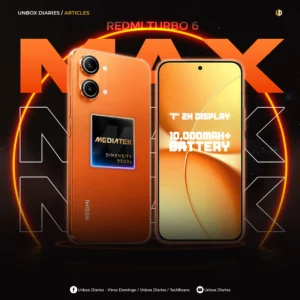 REDMI Turbo 6 Max Leak: Dimensity 9500s, 10,000mAh+ Battery, 7-Inch 2K Display.